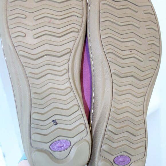 UGG Sandals Women's 9 Purple Plum Brown Lil Spinner Warm Fur Lined Cushion - Picture 7 of 8